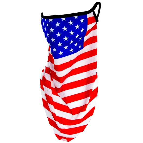 Gorgeous American Patriotic Face Covering Mask Memorial Day, July 4th - Picture 1 of 1